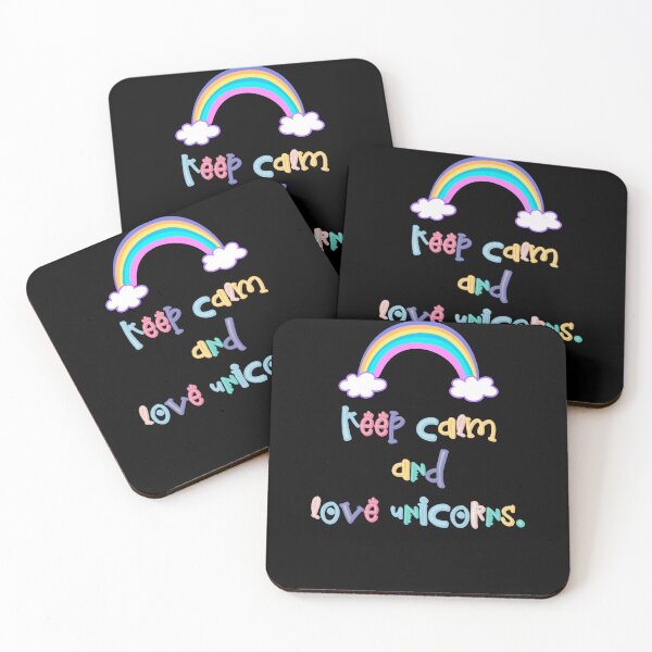 Item preview,  Keep Calm and love Unicorns designed and sold by Nirav-25.
