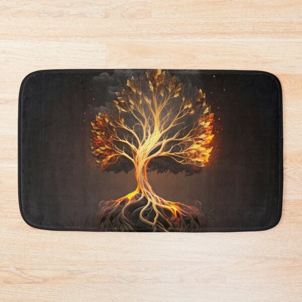 Item preview, Tree of Life on Fire - Emblem designed and sold by AgitProPrints.