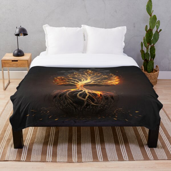 Item preview, Tree of Life on Fire - Emblem designed and sold by AgitProPrints.