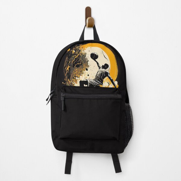 Item preview, Stand Out with Greenbubble's Bold and Creative Yellow and Black Dark Basketball Design designed and sold by GreenBubble - Shop and reforest.