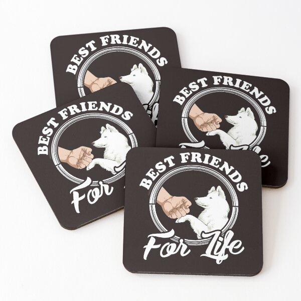 Item preview, Samoyed Lover Design Funny Samoyed Shirt "Best Friends For Life" designed and sold by adsman68.