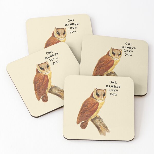 Item preview, owl always love you (cream) designed and sold by Madame Memento.