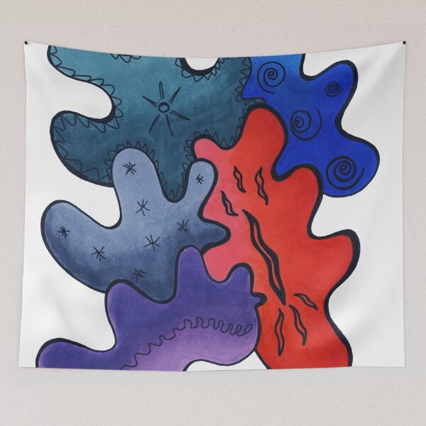 Item preview, Relaxing Ornamental Spirits. Meditative iFi Art. Stress and Pain Free with MYT3H. Blue. Water. Feel. designed and sold by DrIngridCa.