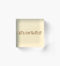 adventurer Acrylic Block
