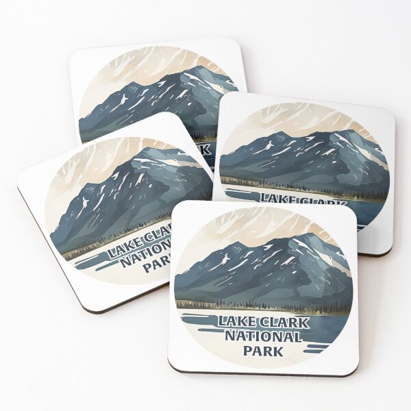 Item preview, Lake Clark National Park Boho Watercolor Circle designed and sold by PikoApparel.