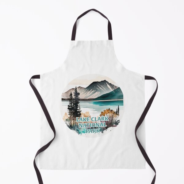 Item preview, Lake Clark National Park Boho Watercolor Circle designed and sold by PikoApparel.