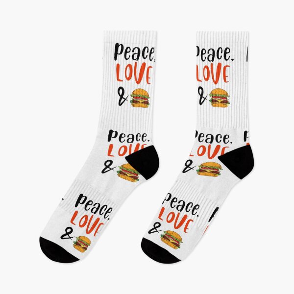 Item preview, Peace Love and Cheeseburger, Willow Days designed and sold by avit1.