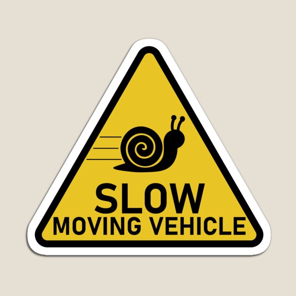 Item preview, Slow Moving Vehicle designed and sold by MagicalArtNew ⭐⭐⭐⭐⭐.