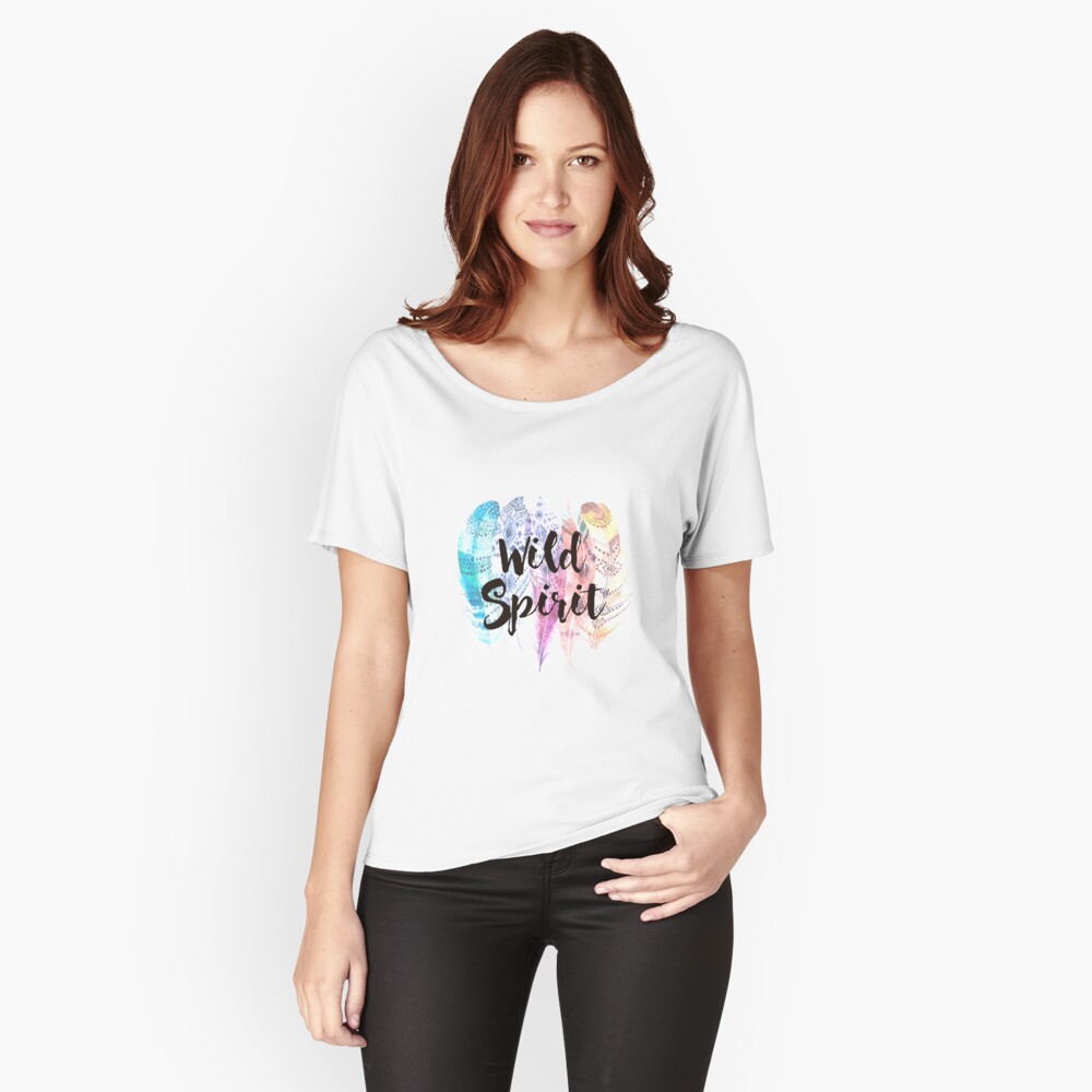 Vista previa del artículo con la obra «Camiseta ancha», diseñado y vendido por weloveboho.