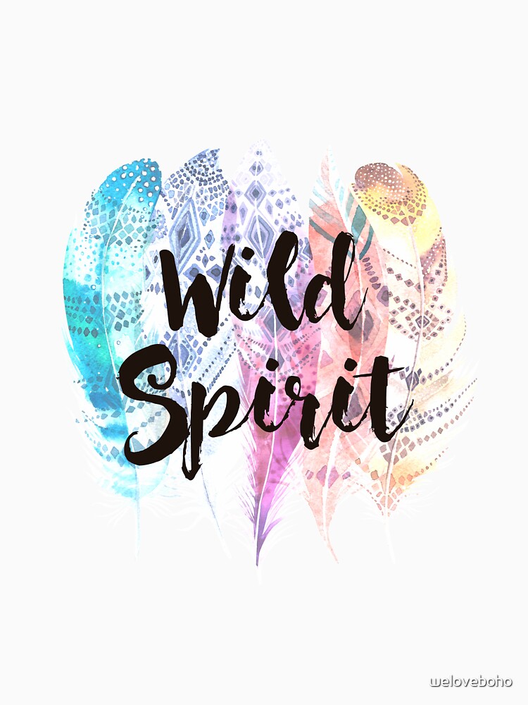 Imagen 7 de 7, Camiseta clásica con la obra Wild spirit, diseñada y vendida por weloveboho.