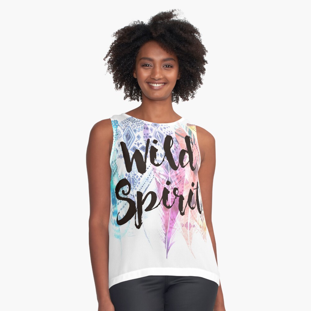 Vista previa del artículo con la obra «Blusa sin mangas», diseñado y vendido por weloveboho.