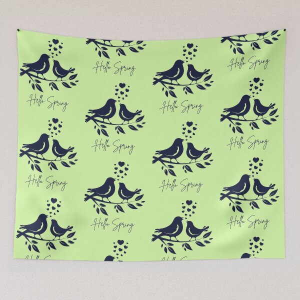 Item preview,  Hello Spring - Singing birds designed and sold by All-About-Life.