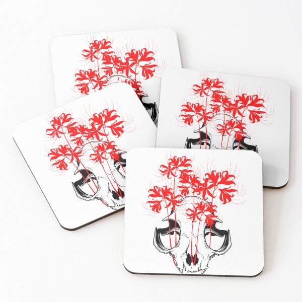 Item preview, Cat skull sticker designed and sold by AnnaBatist.