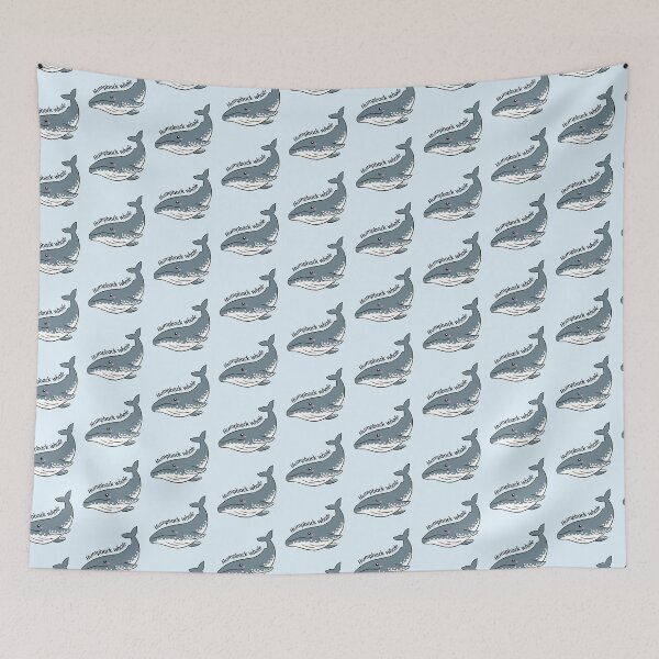 Item preview, Humpback whale cute illustration  designed and sold by Yarafantasyart.