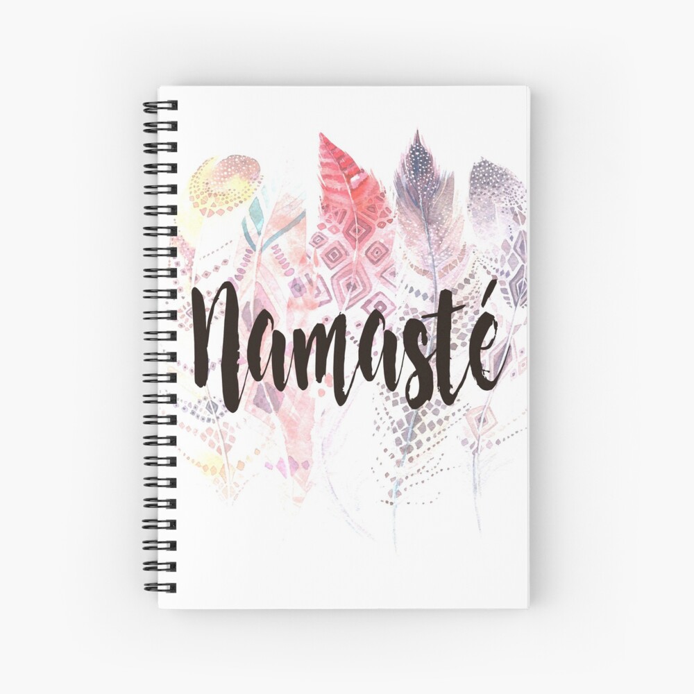 Vista previa del artículo con la obra «Cuaderno de espiral», diseñado y vendido por weloveboho.