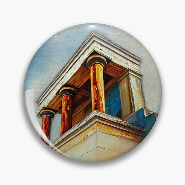 Item preview, "Painting of Knossos Palace" Uncovering the Mystery. An Exploration of Ancient Greek Art and Culture. designed and sold by nicpa-art.
