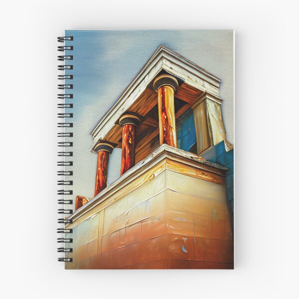 Item preview, "Painting of Knossos Palace" Uncovering the Mystery. An Exploration of Ancient Greek Art and Culture. designed and sold by nicpa-art.