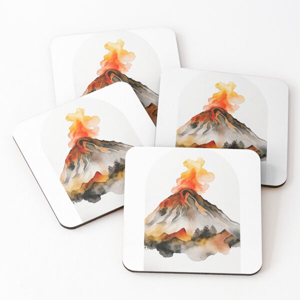 Item preview, Lassen Volcanic National Park Boho Watercolor Arch designed and sold by PikoApparel.