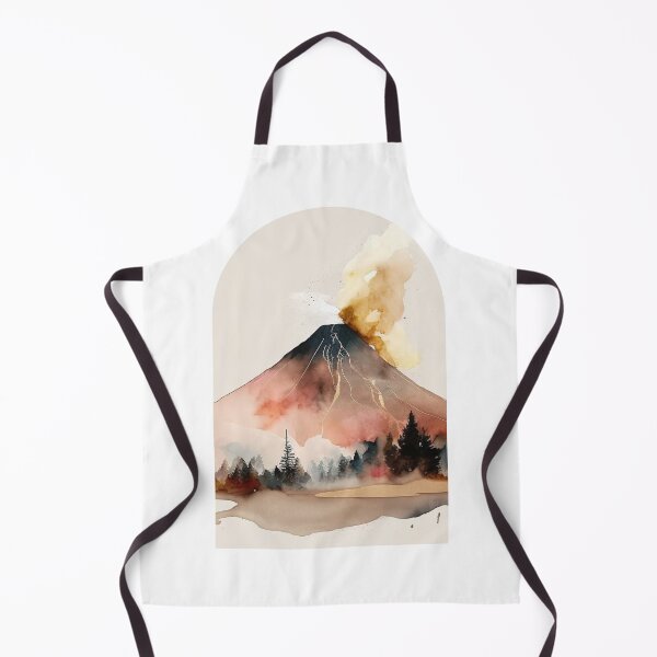 Item preview, Lassen Volcanic National Park Boho Watercolor Arch designed and sold by PikoApparel.