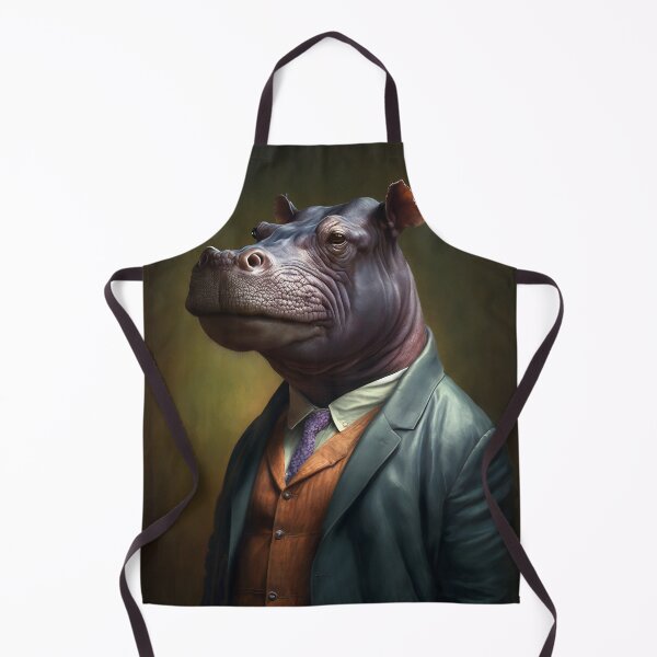 Item preview, Royal Portrait of a Hippopotamus designed and sold by pxdg.