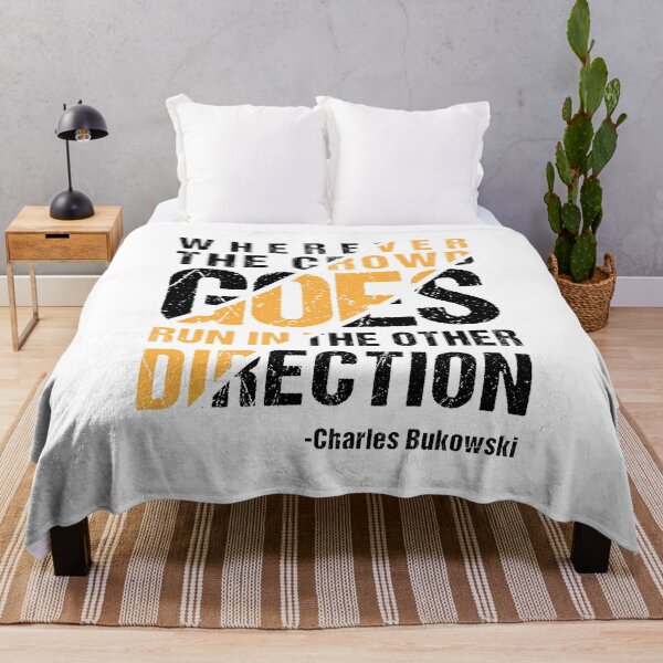 Item preview, Wherever The Crowd Goes Run In The Other Direction designed and sold by CatsCrew.