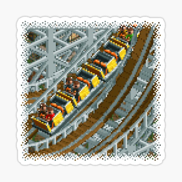 Rollercoaster Tycoon 2 Stickers for Sale