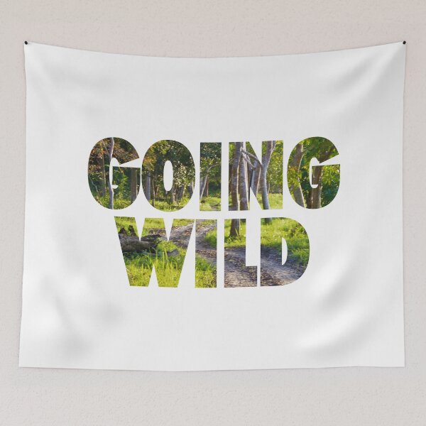 Item preview, Going Wild Photo Lettering: Nature's Untamed Beauty designed and sold by ShubhankarK.