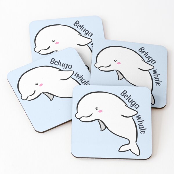 Item preview, Beluga whale cute illustration  designed and sold by Yarafantasyart.