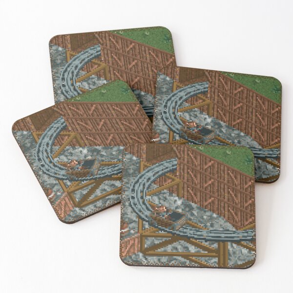 Item preview, RollerCoaster Tycoon RCT 2 - Wooden Wild Mouse Mine Ride (Mine Cars) designed and sold by vortiene.