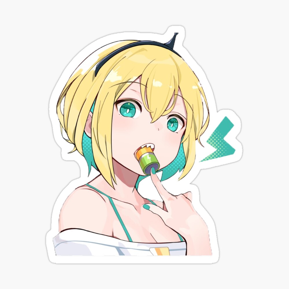 pikamee anime new  Sticker for Sale by SRTart