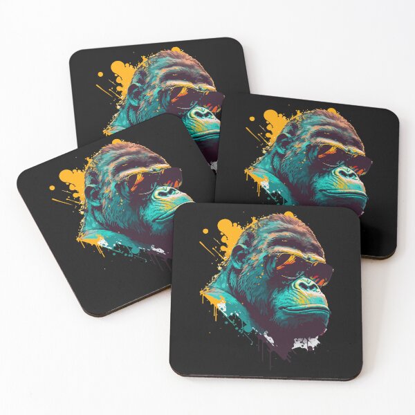 Item preview, King of the Jungle: Majestic Gorilla  designed and sold by Colorful Dreams.