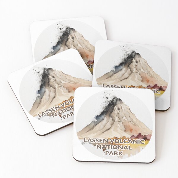 Item preview, Lassen Volcanic National Park Boho Watercolor Circle designed and sold by PikoApparel.