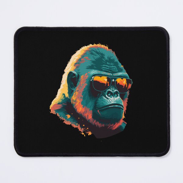 Gorilla Rug Monkey Rug Blue Eyed Old Monkey Chimp Rug Non 