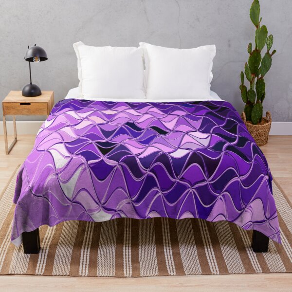Item preview, Violet and mauve metallic polygon abstract 3D rendering designed and sold by mennawagih7.