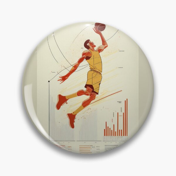 Item preview, Dunk with Style with Greenbubble's Clean and Minimalistic Basketball Diagrammatic Drawing designed and sold by GreenBubble - Shop and reforest.