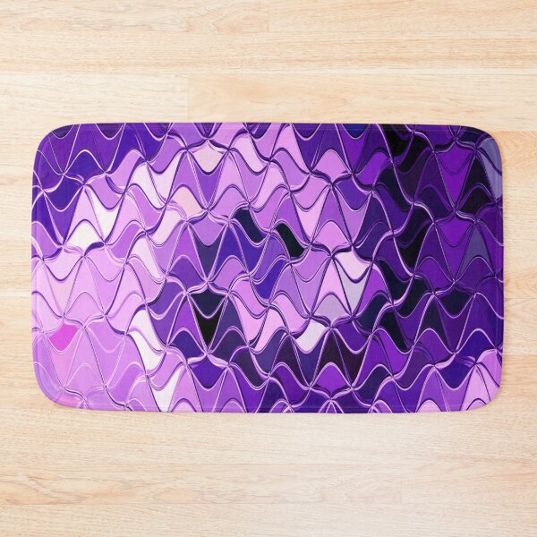 Item preview, Violet and mauve metallic polygon abstract 3D rendering designed and sold by mennawagih7.