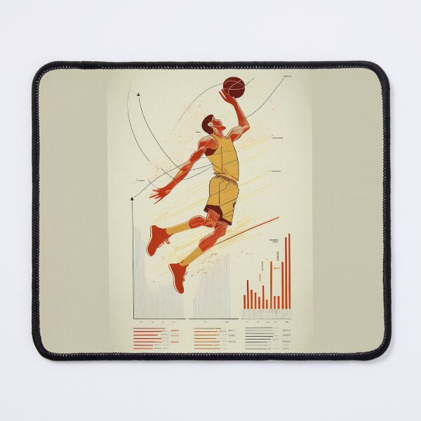 Item preview, Dunk with Style with Greenbubble's Clean and Minimalistic Basketball Diagrammatic Drawing designed and sold by GreenBubble - Shop and reforest.