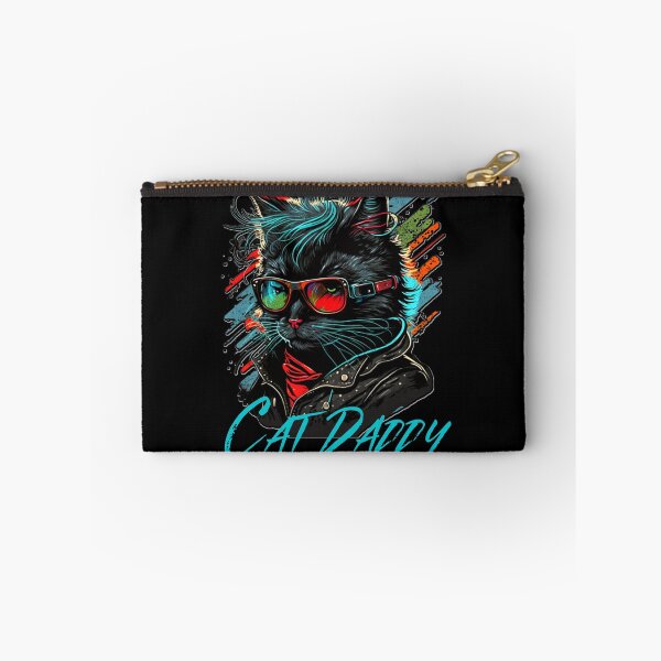 Item preview, Cat Daddy Black Cat Vintage Eighties Style Cat Retro designed and sold by M&D ⭐⭐⭐⭐⭐.