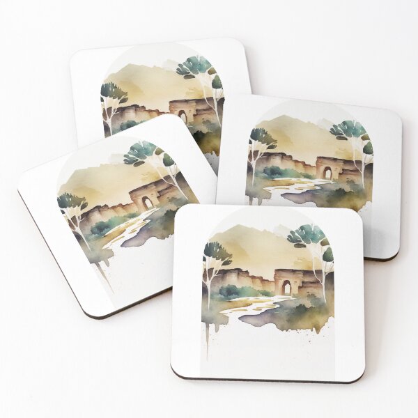 Item preview, Mesa Verde National Park Boho Watercolor Arch designed and sold by PikoApparel.