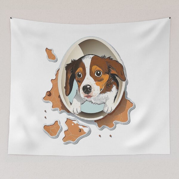 Item preview, Dog in The Egg designed and sold by kdlslq-68876.