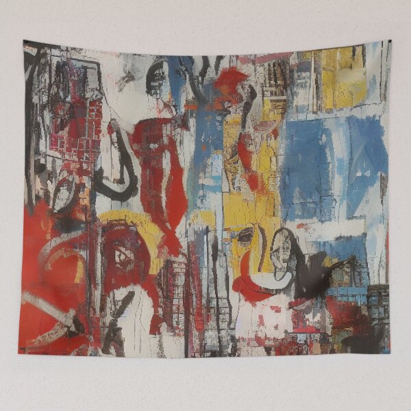 Item preview, The Dream Unfolds: A Burst of Color and Expression designed and sold by ArtazaBazaar.