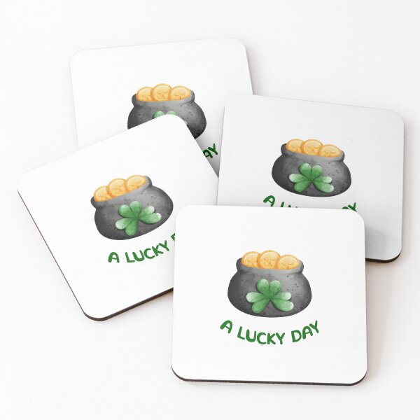 Item preview, St. Patrick's Day - A Lucky Day - Pot Of Gold designed and sold by TasimaDesign.