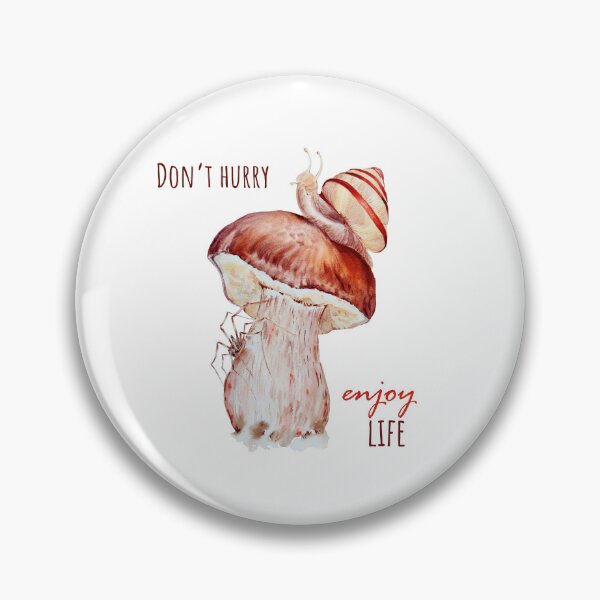 Item preview, Mushroom Snail and Spider designed and sold by Olena Kovalova Design.
