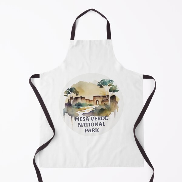Item preview, Mesa Verde National Park Boho Watercolor Circle designed and sold by PikoApparel.