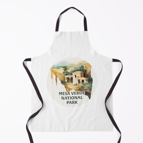 Item preview, Mesa Verde National Park Boho Watercolor Circle designed and sold by PikoApparel.