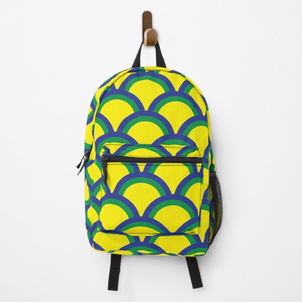 Item preview, Seigaiha Japanese Wave Pattern | Blue, Green, Yellow designed and sold by rsty11.