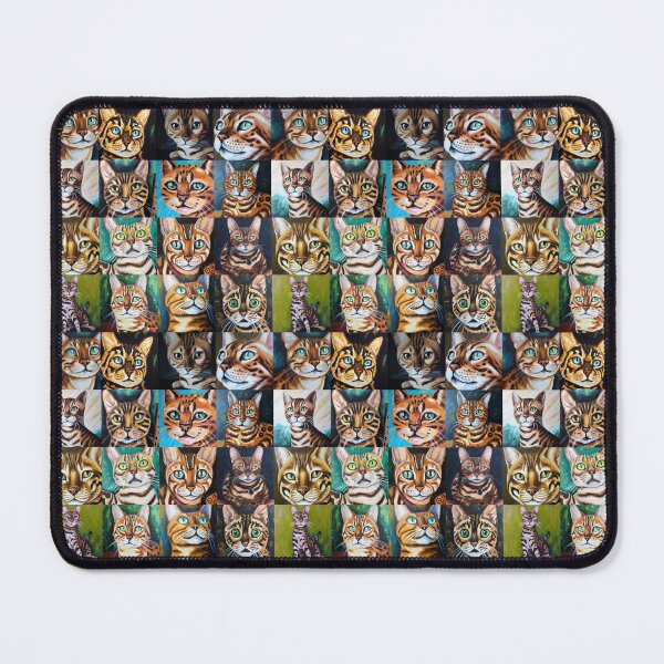 Item preview, Bengal Cats (Tiled Pattern) designed and sold by MerkintileEXG.