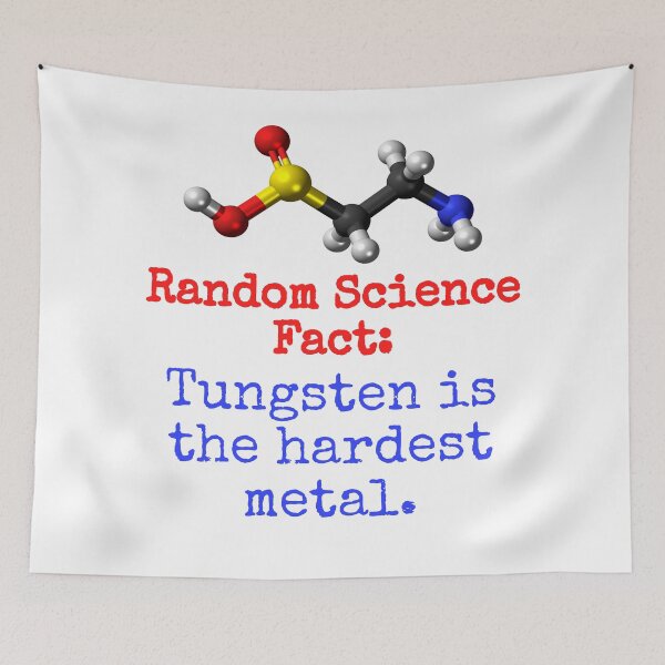 Item preview, Tungsten Is The Hardest Metal - Science Fact designed and sold by CrankyOldDude.