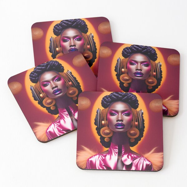 Item preview, Cute Afrik woman Design  designed and sold by Style Sanctuary.