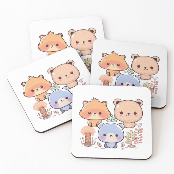 Item preview, Cute and Happy Kawaii Animal Art designed and sold by yumeokoete.